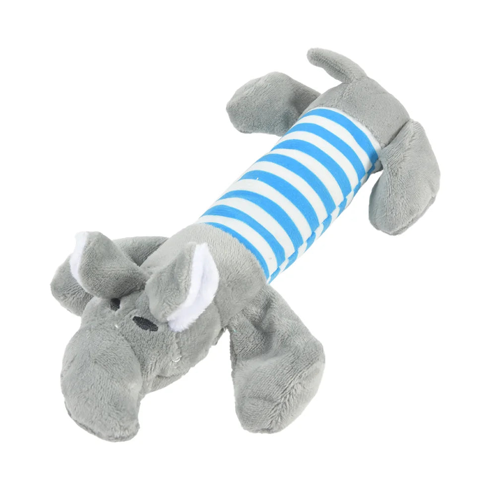 Cute Plush Dinosaur Interactive Toy for Small Dogs