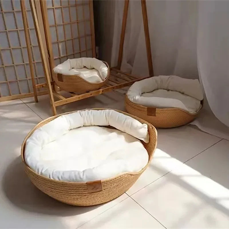 NatureNest™ Woven Cat Lounge 🐱