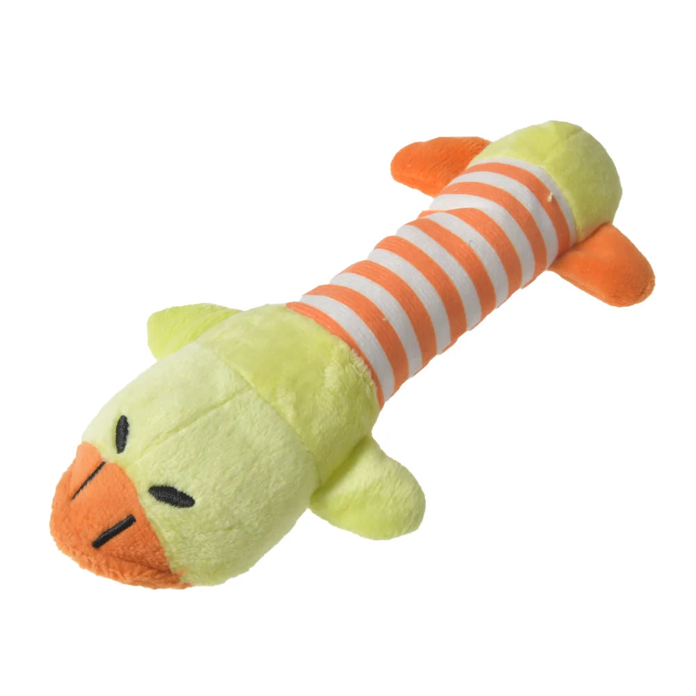 Cute Plush Dinosaur Interactive Toy for Small Dogs