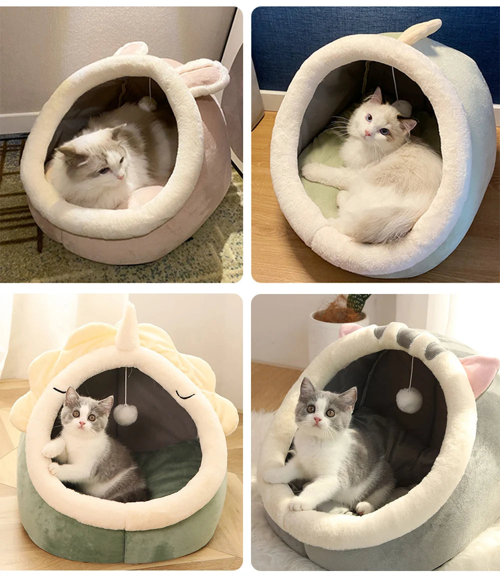 DreamCave™ Cozy Cat Bed 🐱