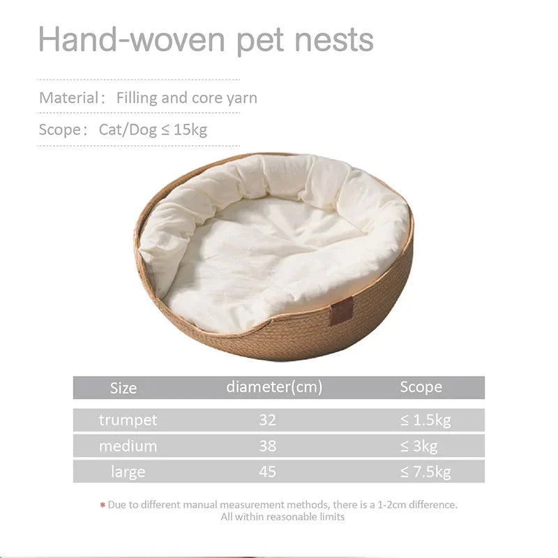 NatureNest™ Woven Cat Lounge 🐱