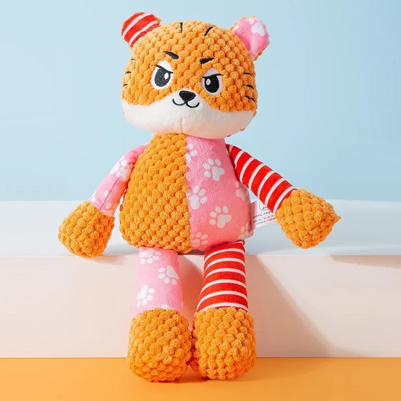 Interactive Squeaky Plush Pet Toy – Bite-Resistant Fun