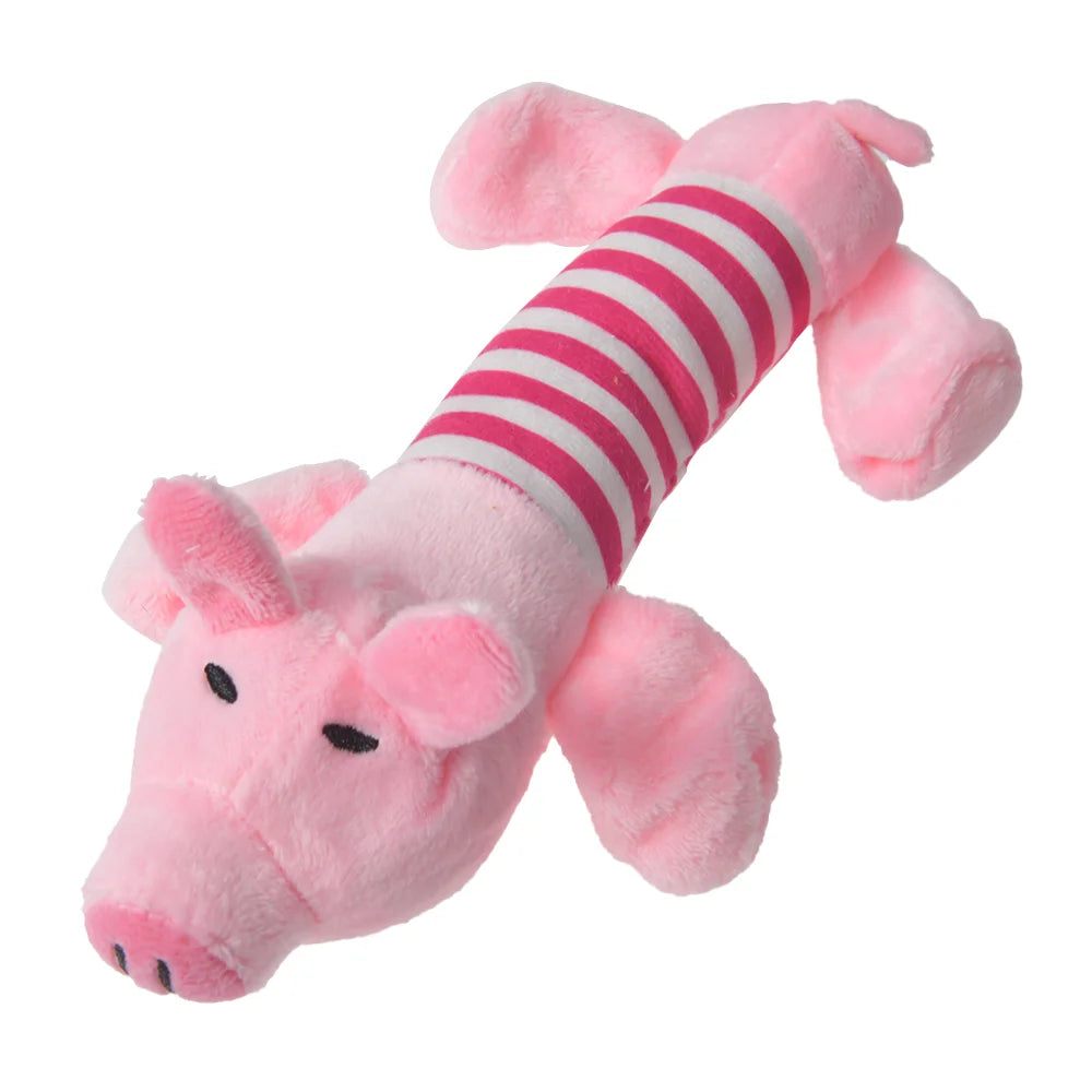 Cute Plush Dinosaur Interactive Toy for Small Dogs