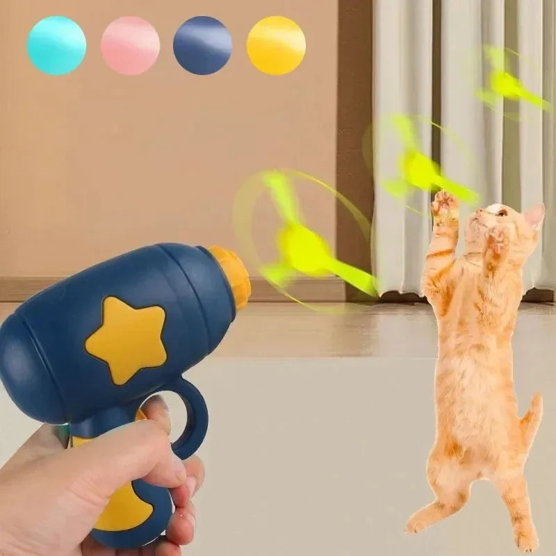Fun Cat Training Shooter: Interactive Flying Disc Toy