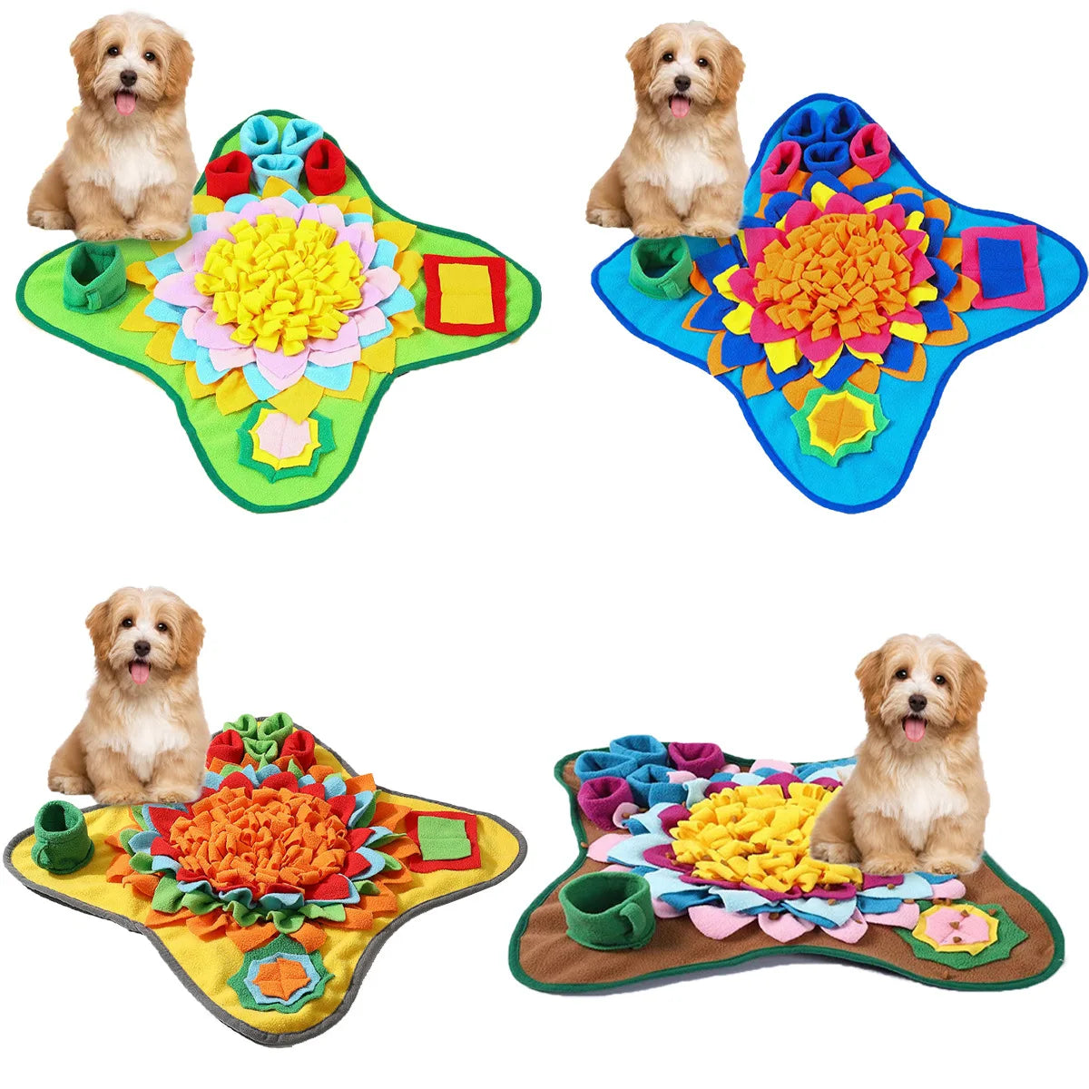 Interactive Snuffle Mat – Puzzle Feeder & Brain Game for Dogs
